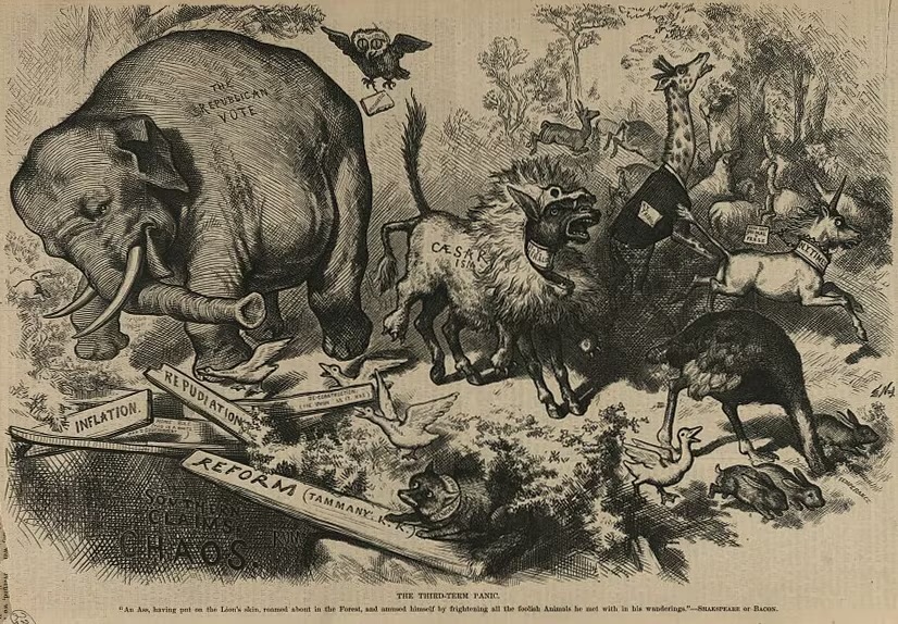 Thomas Nast, The Third-Term Panic (Harper's Weekly, 1874)